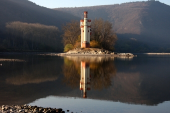 DEUTSCHLAND, Mäuseturm bei Bingen, Oberes Mittelrheintal, Weltkulturerbe der UNESCO