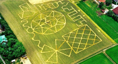 Labyrinth bei Dahlheim in Rheinhessen