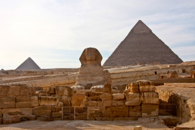 Sphinx und Pyramiden von Gizeh