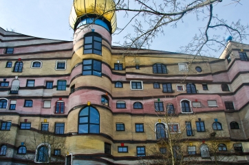 Hundertwasserhaus Waldspirale in Darmstadt