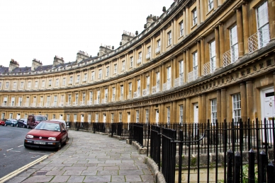 Royal Crescent in Bath, England