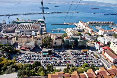 Der Hafen von Gibraltar