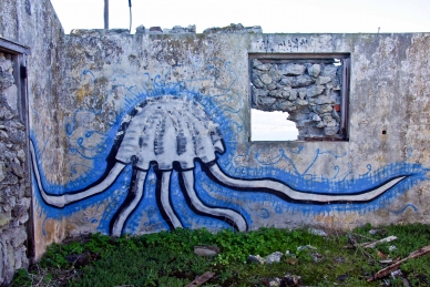 Graffity auf dem Affenfelsen