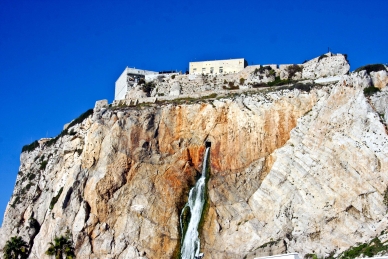 Die Burg von Gibraltar, Britisches Überseegebiet