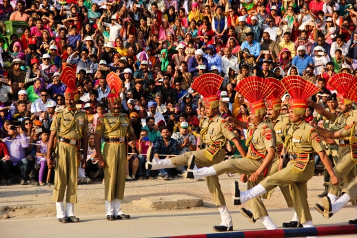 Wagah Border Ceremony, Pakistan - India Border, 