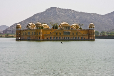 Jal Mahal, Wasserpalast im Man Sagar See, Jaipur, Rajasthan, Indien