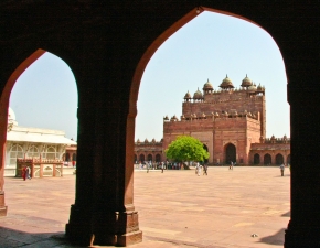 Jama Masjid Moschee, Fathepur Sikri, Uttar Pradesh, Indien