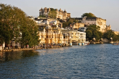 Stadtpalast in Udaipur, Rajasthan, Indien