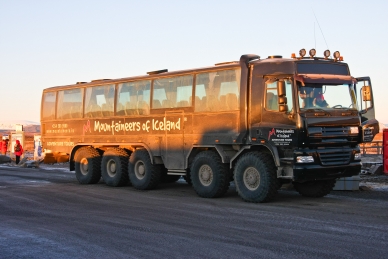 geländegängiger Bus in Island