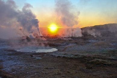 Geothermiegebiet Haukadalur, Golden Circle, Island