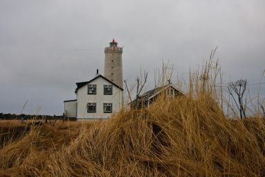 Leuchtturm in Reykjavik, Island