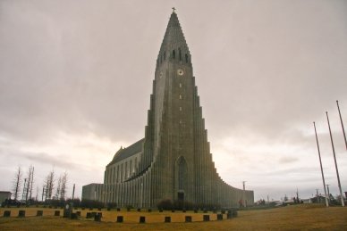 Hallgrimskirka in Reykjavik, Island