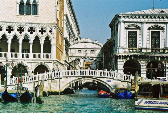 Seufzerbrücke in Venedig, Italien