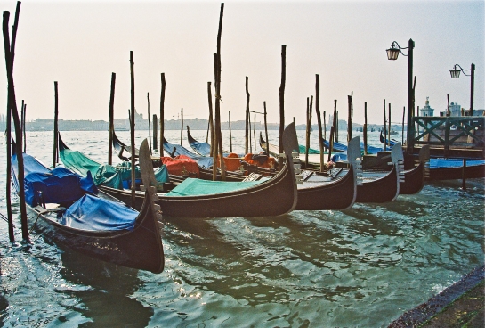 Gondeln in Venedig, Italien