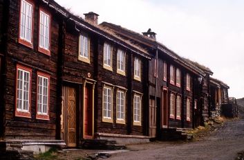 Bergbaustadt Roros, Norwegen