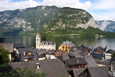 Hallstatt im Salzkammergut, Österreich