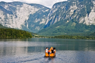 Hallstatt im Salzkammergut, Österreich