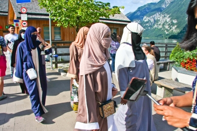 Hallstatt im Salzkammergut, Österreich