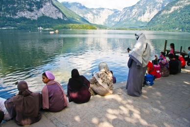 Hallstatt im Salzkammergut, Österreich