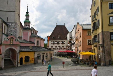 Oberer Stadtplatz in Hall in Tirol
