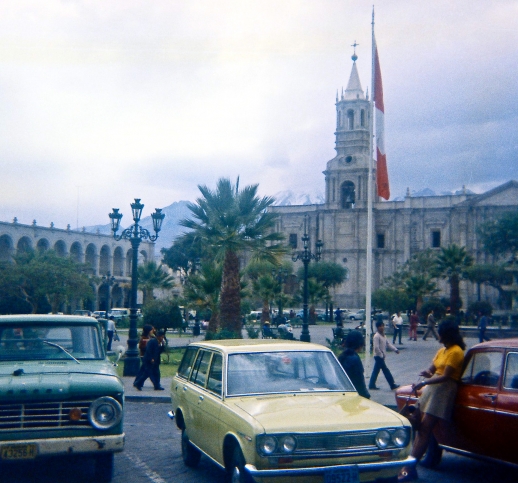 Plaza de Armas in Arequipa 1974