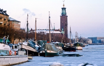 Das Rathaus in Stockholm, Schweden