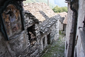 Corippo im Valle Verzasca, Tessin, Schweiz