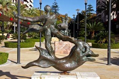 Skulpturen von Salvador Dali in Marbella, Andalusien