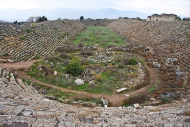 Stadion in Aphrodisias, Karien, Tuerkei