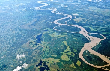 Der Yukon aus der Luft, Alaska