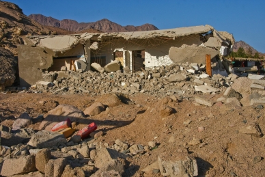 Ruine in Dahab, Sinai, Ägypten