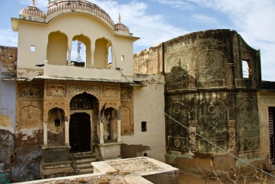 Lost Place in Mandawa, Rajasthan, Indien